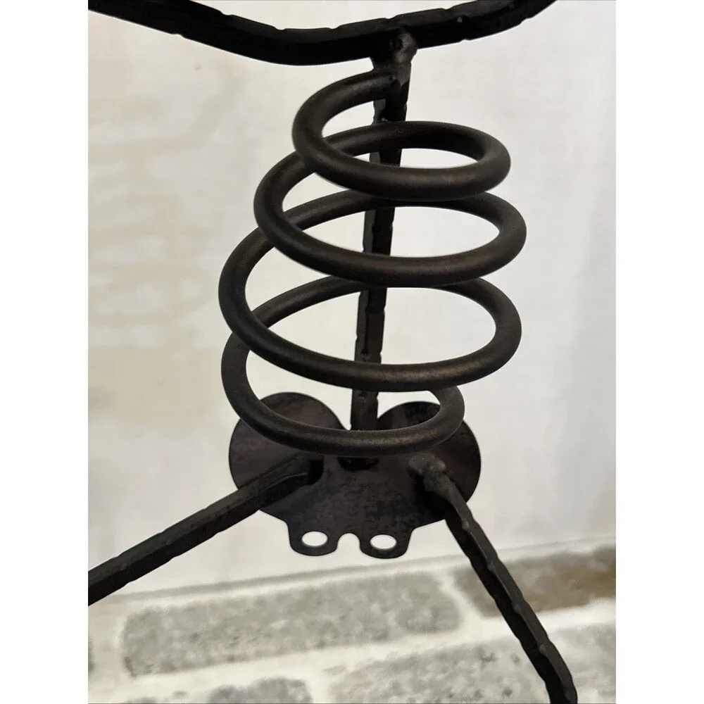 Partylite Mr. Bones Skeleton Halloween Wrought Iron Tealight Candle Holder 15” H